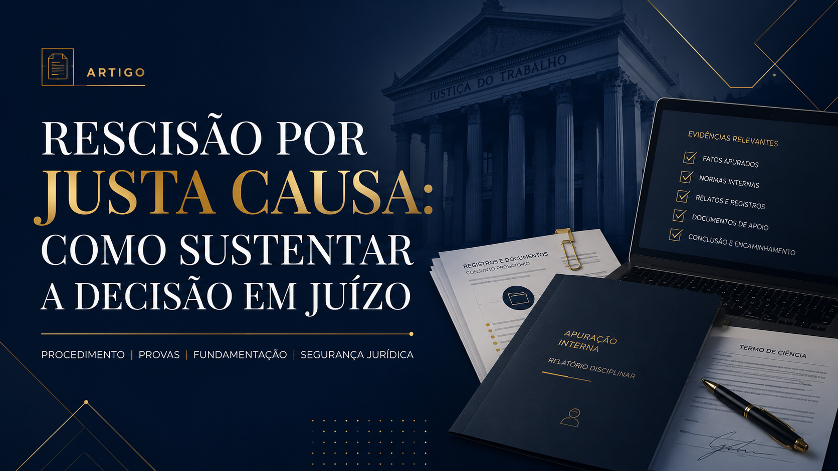Rescisão por justa causa: como sustentar a decisão em juízo